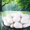 38 lbs White River Rocks, 2-3 inch Polished Pebbles - Versatile for indoor/outdoor use. Ideal for plant decor, vases, aquariums