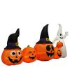 8FT Long Halloween Inflatables Pumpkins Ghost Outdoor Decorations