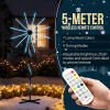 8.3FT Lighted Firework Light with Stand Christmas Decorations, Lighted Holiday Decor with 180 RGB LED Lights, APP Control & Remote Control