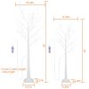 Lighted Birch Tree Artificial White Birch Twig Tree with 8 Warm White Lighting Modes for Wedding Party Christmas Holiday Festival Home Decoration