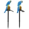 Solar Powered Parrot Garden Light IP65 Waterproof LED Parrot Landscape Lamp Decorative Lawn Lights For Yard Driveway Walkway Patio