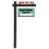 6 Feet Vinyl UPVC Real Estate Realtor Yard Sign Post