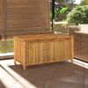 Garden Storage Box Natural Bamboo Bamboo, Polyethylene