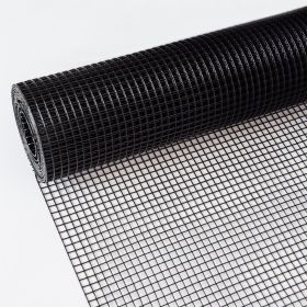 48 inch×50 ft Black Vinyl Coated Hardware Cloth, 19 Gauge 1/2 inch Black PVC Hardware Cloth (Color: as Pic)