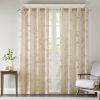Palm Leaf Burnout Window Sheer(1 Sheer Curtain)