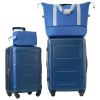 2 Piece Luggage Set with Bags Expanable Spinner Wheels ABS Lightweight Suitcase with TSA Lock 20inch+24inch