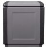 Garden Storage Box Dark grey and black 100% Polypropylene Medium