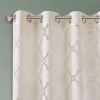 Fretwork Burnout Sheer Curtain Panel(Only 1 Pc Panel)