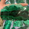 Natural Malachite Slice Stones Polished Raw Malachite Plate Stones Decor, Suitable for Boys And Girls' Birthday Gifts, Valentine'S Day Gifts