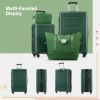 2 Piece Luggage Set with Bags Expanable Spinner Wheels ABS Lightweight Suitcase with TSA Lock 20inch+28inch