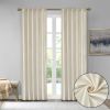 Room Darkening Poly Velvet Rod Pocket/Back Tab Curtain Panel Pair(2 Pcs Window Panels)