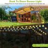 2Pcs Solar Powered String Lights 39.3FT 100LED Beads Fairy Star Lights